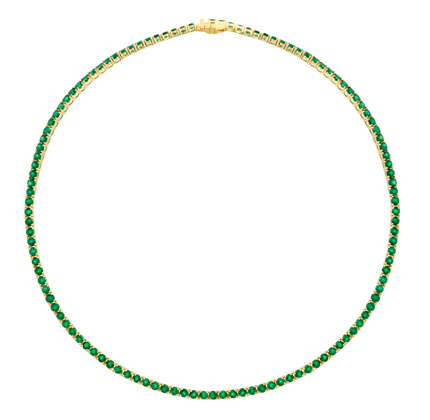 Emerald Tennis Necklace