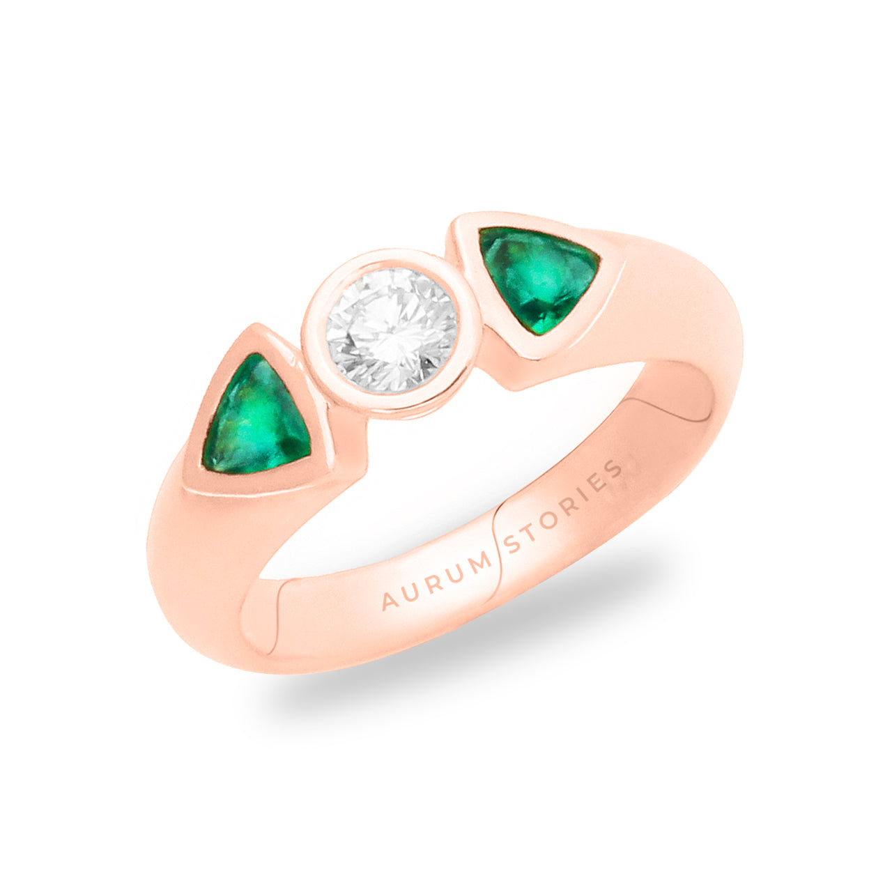 Emerald and Diamond Ring