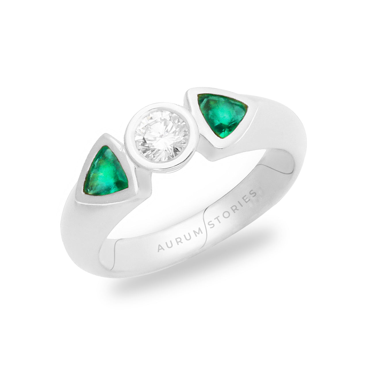 Emerald and Diamond Ring