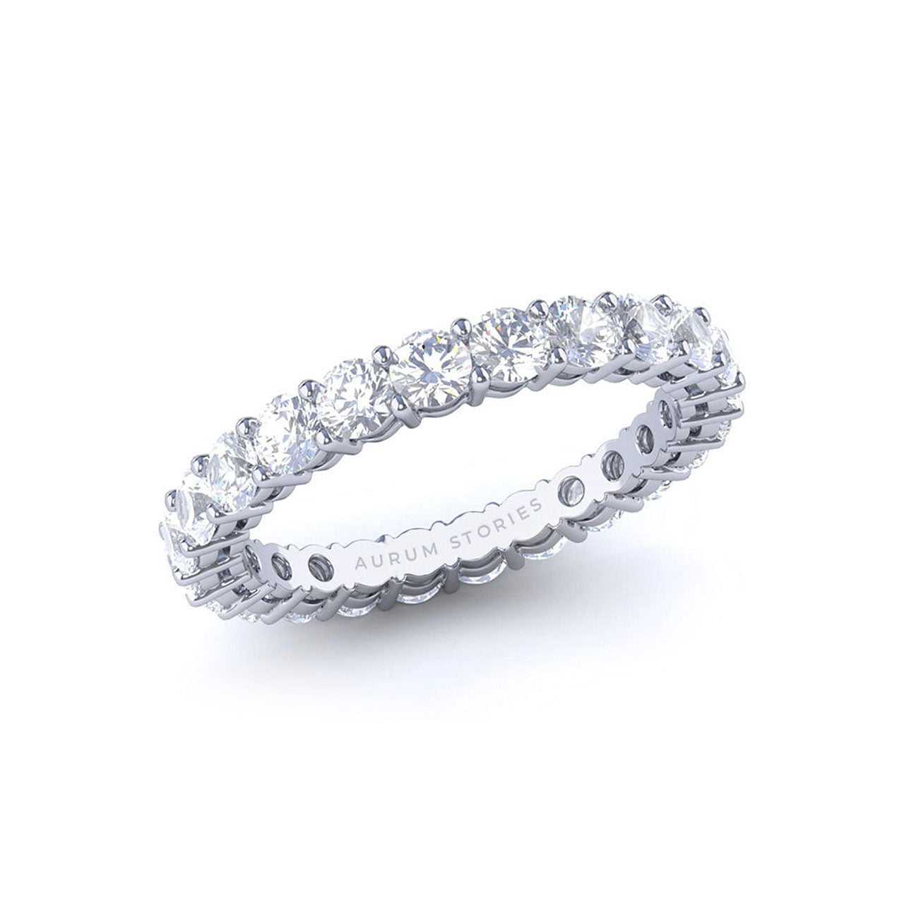 Micro diamond eternity on sale band