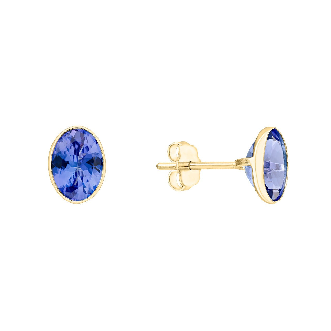 Oval Tanzanite Studs