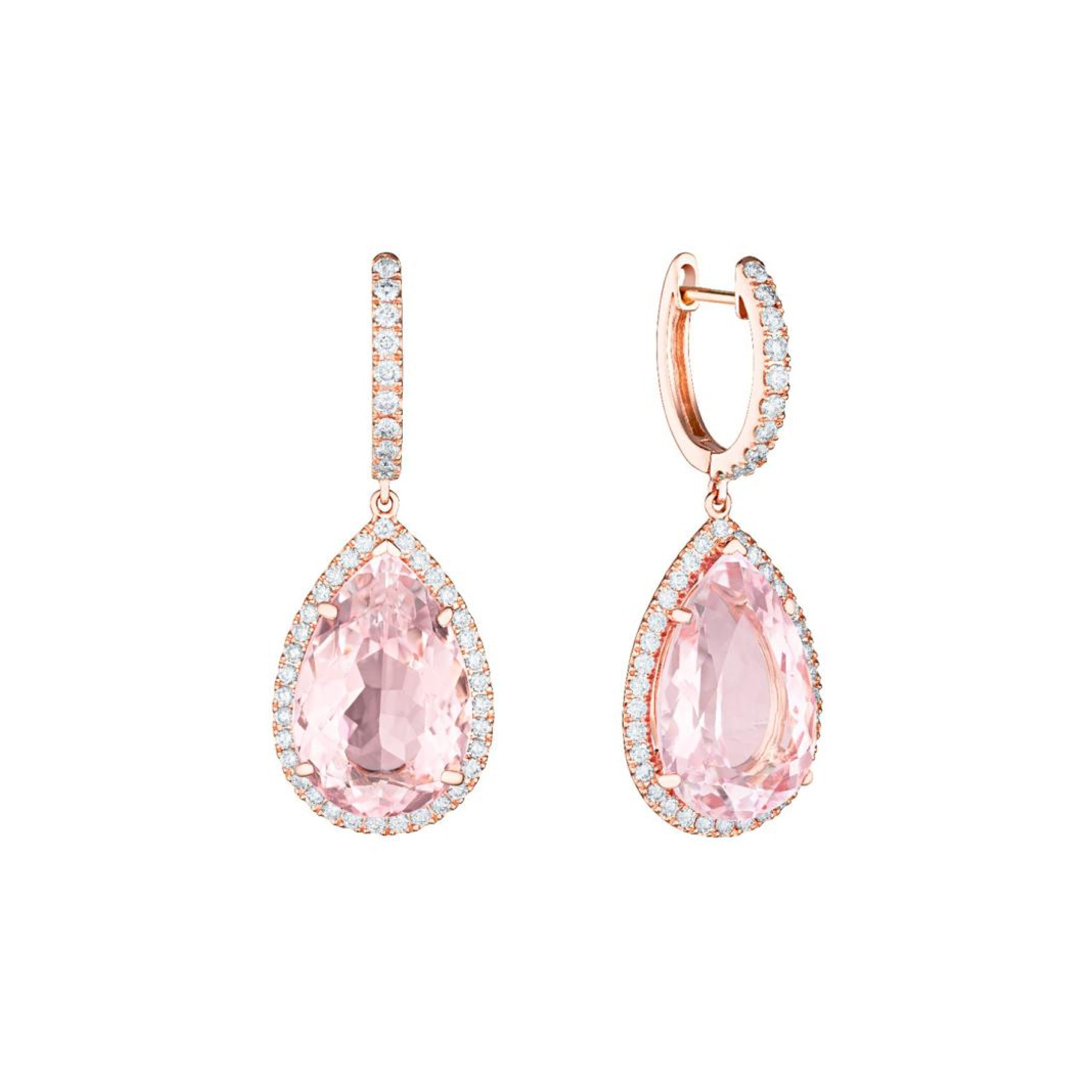 Morganite Earrings