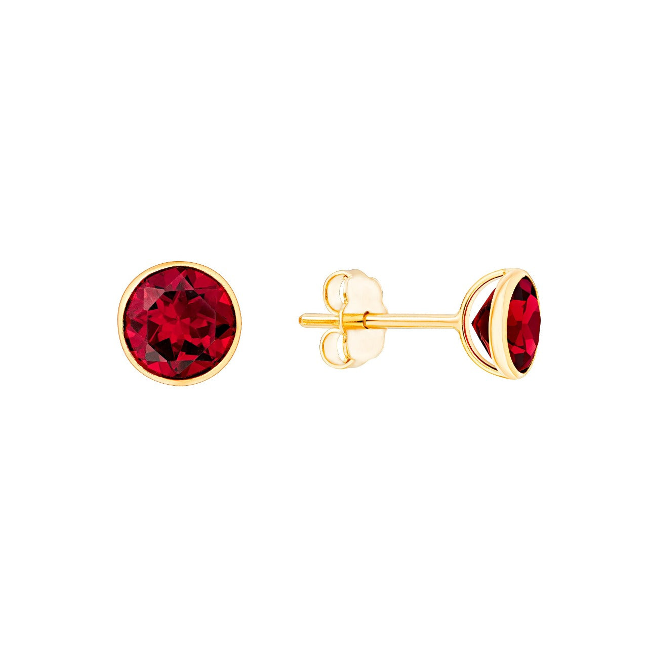 Garnet Stud Earrings