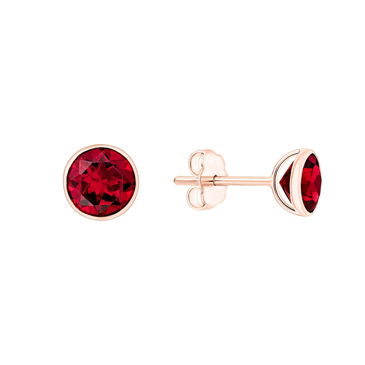 Garnet Stud Earrings