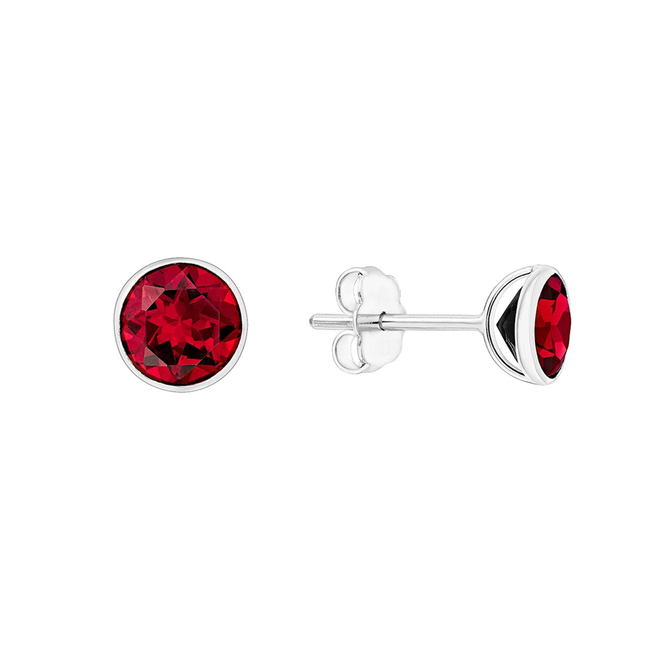 Garnet Stud Earrings