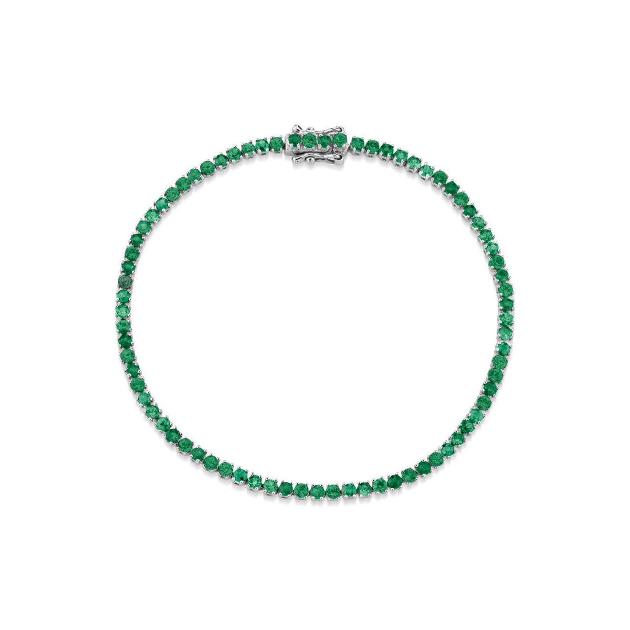 Emerald Tennis Necklace