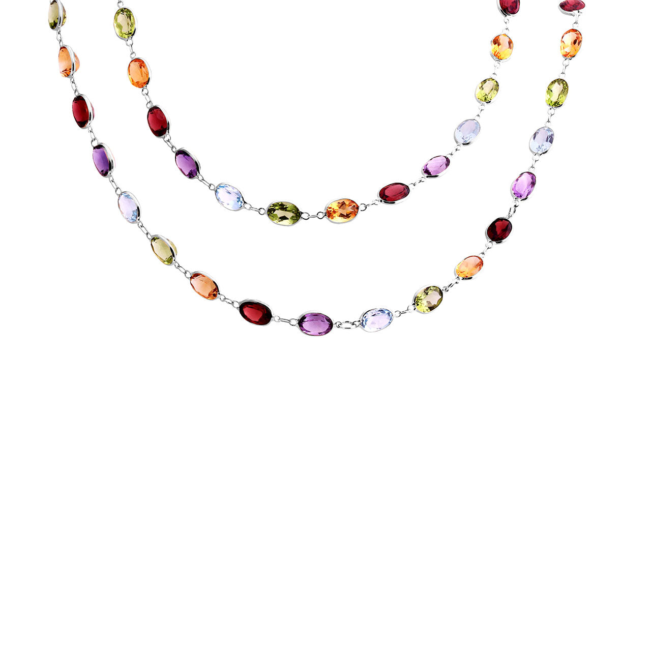 Oval Multicoloured Choker