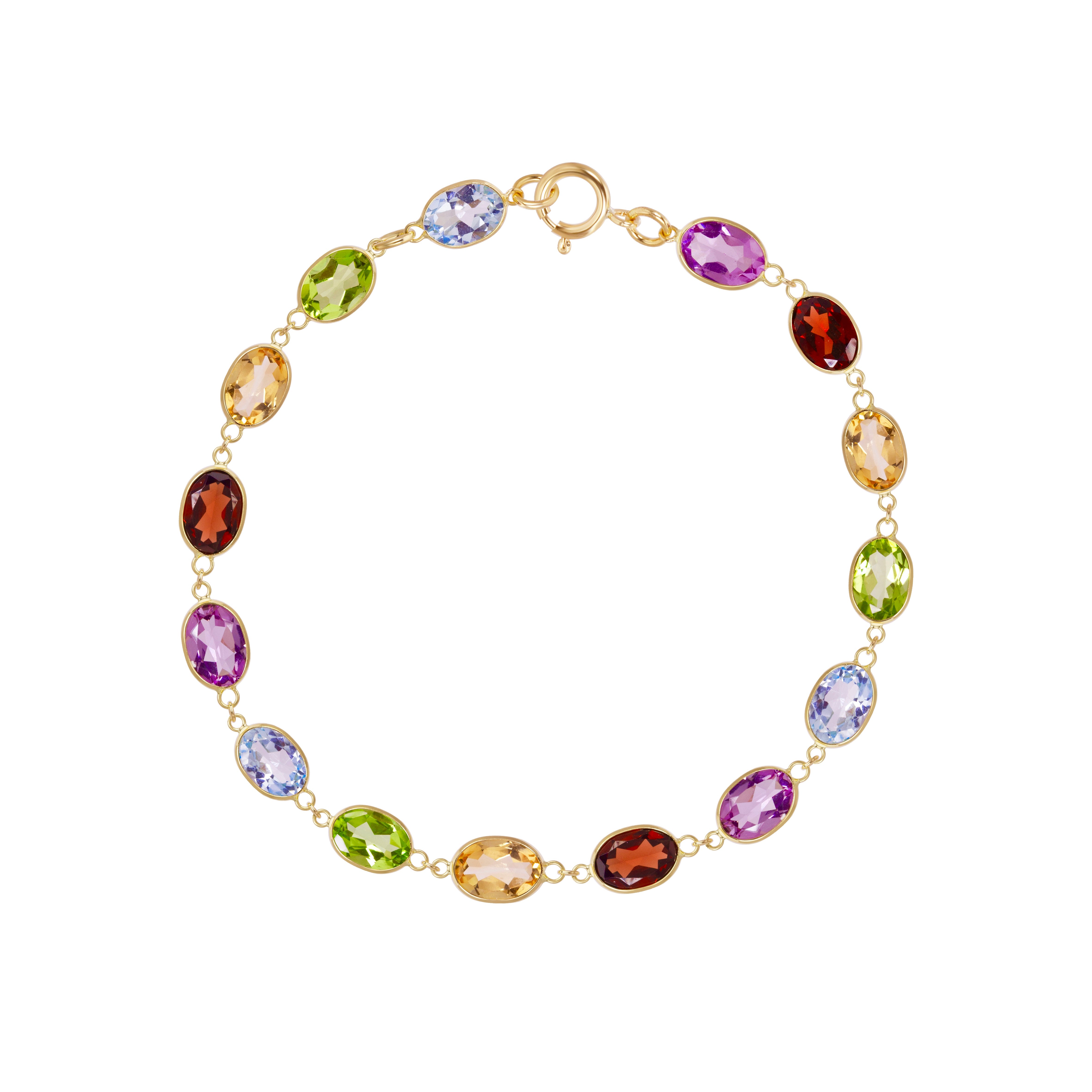 Oval Multicoloured Bracelet