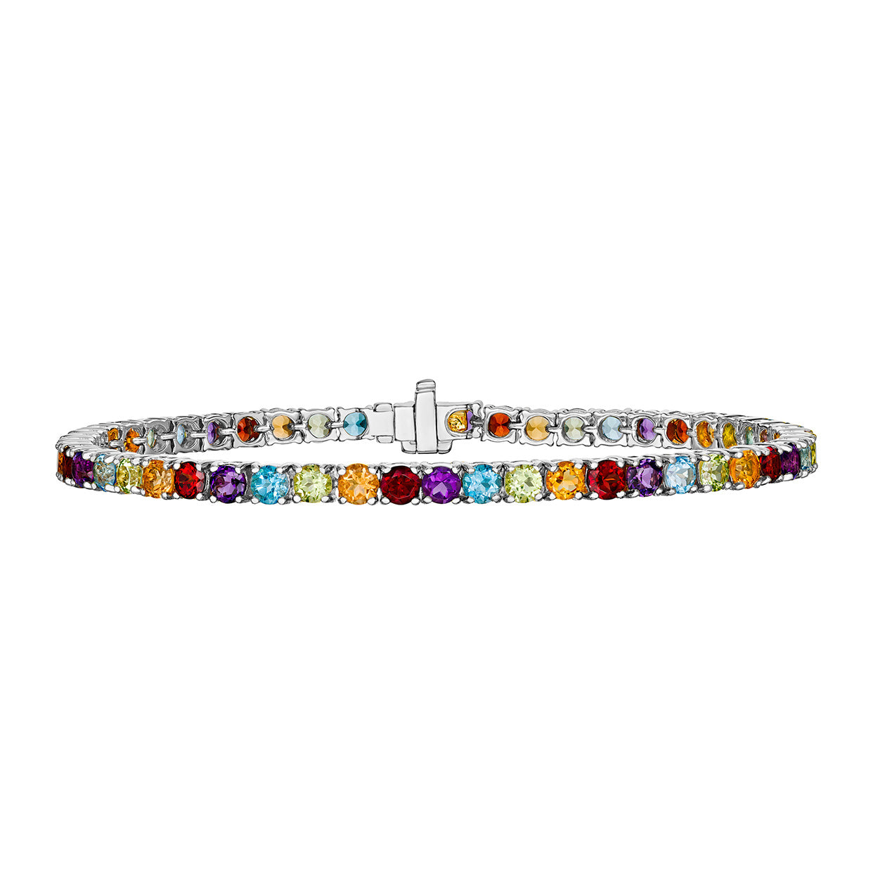 Multicoloured Tennis Bracelet